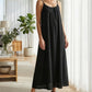 🥳2026 HOT SALE🥳Casual maxi-jurk met spaghettibandjes en open rug voor dames