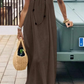 🥳2026 HOT SALE🥳Casual maxi-jurk met spaghettibandjes en open rug voor dames