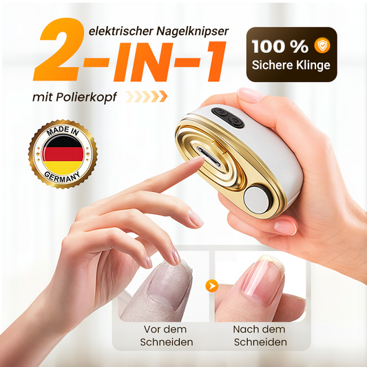 🔥2-in-1-Nagelknipser und elektrische Nagelfeile