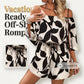 Jumpsuit met korte broek en blote schouders voor dames