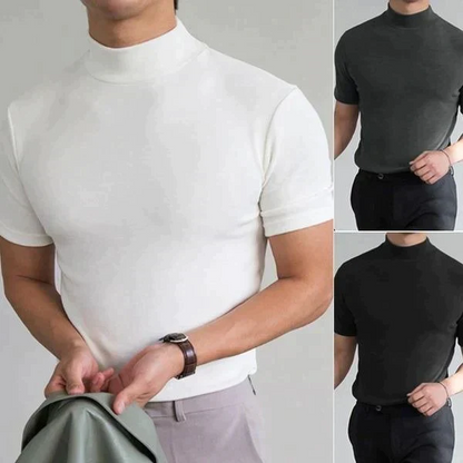 🔈🔈Oferta especial 2026 🎁Camiseta ajustada de cuello alto para hombr