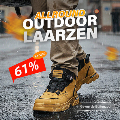 🔥50% korting🔥Heren outdoor werkschoenen met draaibare gesp (waterdicht, antislip, comfortabel en ademend)