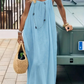 🥳2026 HOT SALE🥳Casual maxi-jurk met spaghettibandjes en open rug voor dames