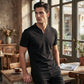 ⏰ Nu slechts 50% korting! 💎 Heren Gentlemans Zakelijke Korte Mouwen Fitness T-shirt