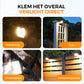 🔦【Geen Kabels, Alleen Zonlicht】– Zonne-Cliplamp met Bewegingssensor，Jouw Slimme Tuinbewaker！
