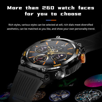 ⌚ Exclusieve Rea -60%! 🌲 Sport-Outdoor Smartwatch – Perfect voor Avonturen & Sport 🚴 | Waterdicht, Bluetooth-Oproep & 100+ Modi ✨