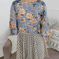 🌸Women's Floral Kimono Ruffle Sleeve Tie Cardigans Flowy Boho Loose Cover Ups