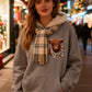 🎄🎅KERSTUITVERKOOP 57% KORTING!!🎁Schattig Highland Cow-sweatshirt met capuchon en fleecevoering🦬