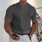 ⏰ Nu slechts 50% korting! 💎 Heren Gentlemans Zakelijke Korte Mouwen Fitness T-shirt