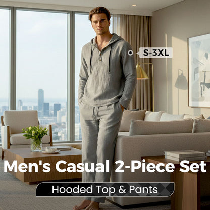 👕 Heren Hoodie Set | Complete Look, Alledaags Comfort 🏃‍♂️✨