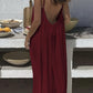 🥳2026 HOT SALE🥳Casual maxi-jurk met spaghettibandjes en open rug voor dames