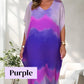 ✨Dames Comfortabele Casual Chiffon Dip Dye Jurk