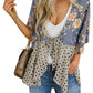 🌸Women's Floral Kimono Ruffle Sleeve Tie Cardigans Flowy Boho Loose Cover Ups