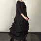 ✨ Oversized jurk – ruffles, zwart & tijdloos elegant! 🖤💃