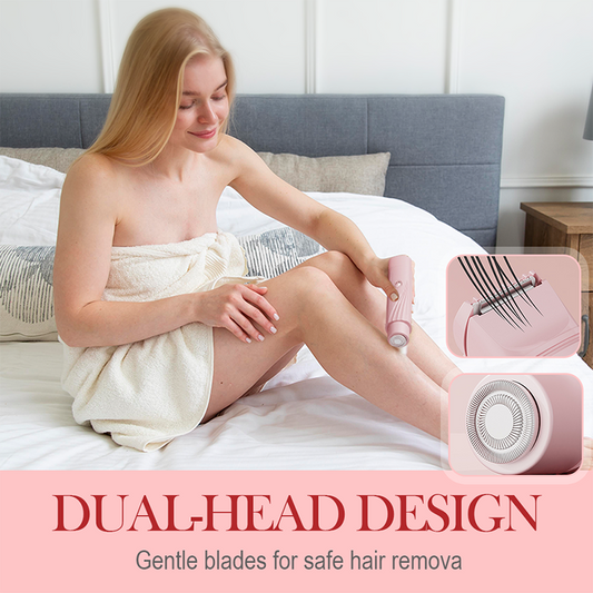 🔥Hot Sale Deals - Draagbare elektrische epilator met twee koppen