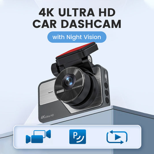🚗4K Ultra HD Autodashcam – Nachtzicht, Wifi & Mobiele App | Veilig Rijden & Altijd Opnames! 🌙