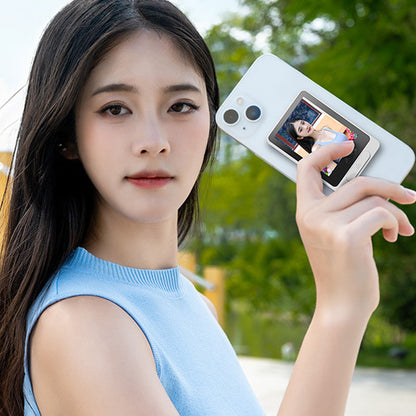 Magnetisch draadloos selfiescherm voor achtercamera