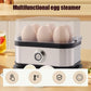 🥚Multifunctionele Eierkoker met Transparant Deksel