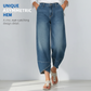 ✈️Nieuw binnen met gratis levering!👖✨Casual Damesjeans met Asymmetrische Zoom & Losse Pasvorm (S-3XL)