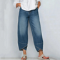 ✈️Nieuw binnen met gratis levering!👖✨Casual Damesjeans met Asymmetrische Zoom & Losse Pasvorm (S-3XL)