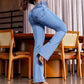 🎁2026 Nieuw binnen 55% KORTING👖 Stretch flare jeans met hoge taille