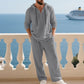 Heren 2-Delige Set: Losse Casual Top met Capuchon & Broek