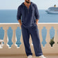 Heren 2-Delige Set: Losse Casual Top met Capuchon & Broek