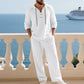 Heren 2-Delige Set: Losse Casual Top met Capuchon & Broek