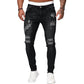 🔥Stijlvolle skinny jeans met een verwassen look voor heren – Slim fit, ademend katoen en stoere scheurdetails