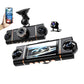 🎁2026 Nieuw binnen 50% KORTING💥4-kanaals HD dashcam met opnames van voor, interieur en achter