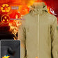 Outdoor gewatteerde dikke bokszak warme jas bergbeklimmerspak softshell jas
