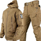 Outdoor gewatteerde dikke bokszak warme jas bergbeklimmerspak softshell jas