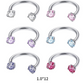 ✨ Circular Barbell Septum Ring met CZ Stones – Subtiel & Stralend!