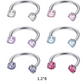 ✨ Circular Barbell Septum Ring met CZ Stones – Subtiel & Stralend!