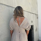 ✨ V-hals maxi-jurk – elegant, luchtig & veelzijdig! 🌸👗