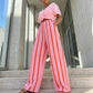 🥰40% off!💃Women's Striped Wide-Leg Casual Pants – Flattering Vertical Stripes, Breezy Fit & Effortless Style👖