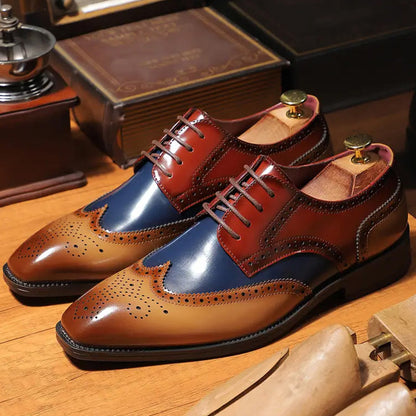 Klassieke wingtip-brogues voor heren