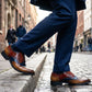 Klassieke wingtip-brogues voor heren