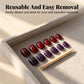 Solid Color Short Square Press-on Nails