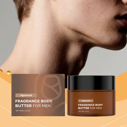 🥳2026 HOT SALE🥳💞50K+ SOLD!💥🪵💫 50% OFF! Men's Agarwood Body Butter – Deep hydration meets refined woody scent. 2-in-1 moisturizer & cologne, fast-absorbing, non-greasy. Simplify your routine, elevate your presence. 🧴✨