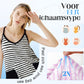 Vloeiende Romper met Jurkstijl en Ingebouwde Shorts
