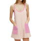 Vloeiende Romper met Jurkstijl en Ingebouwde Shorts