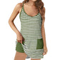 Vloeiende Romper met Jurkstijl en Ingebouwde Shorts