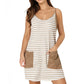 Vloeiende Romper met Jurkstijl en Ingebouwde Shorts